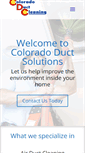 Mobile Screenshot of coloradoductsolutions.com